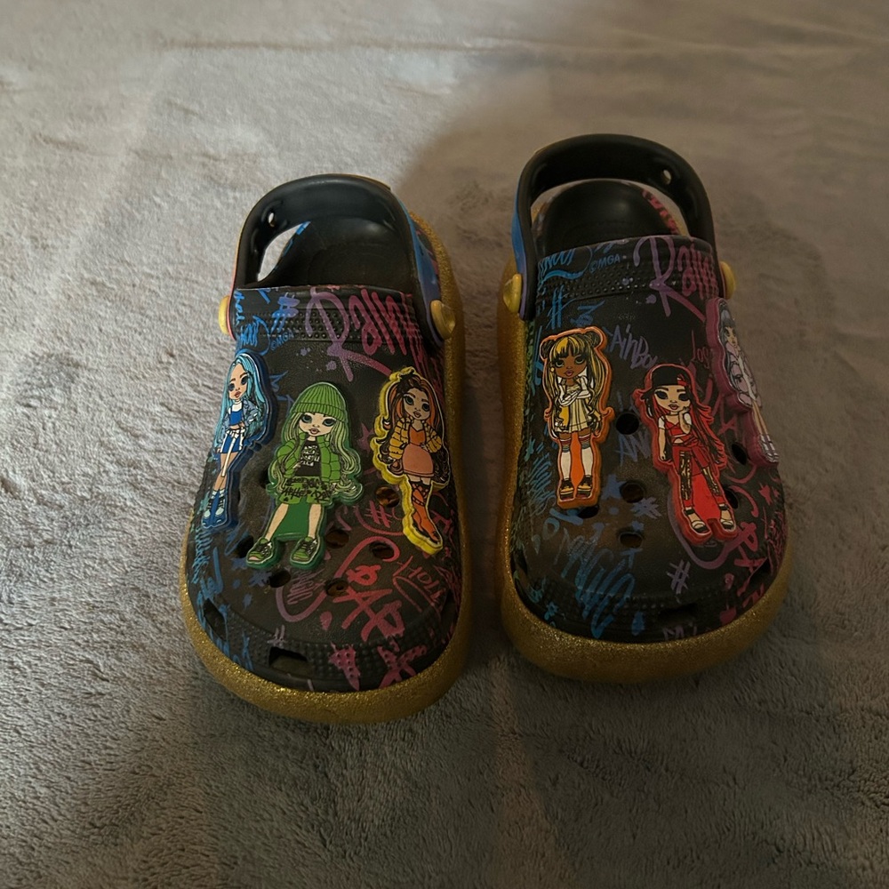 Kids Colorful Character Clogs